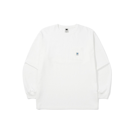 [24SS][코닥] K4223ERL11 포켓 긴팔 티셔츠 WHITE